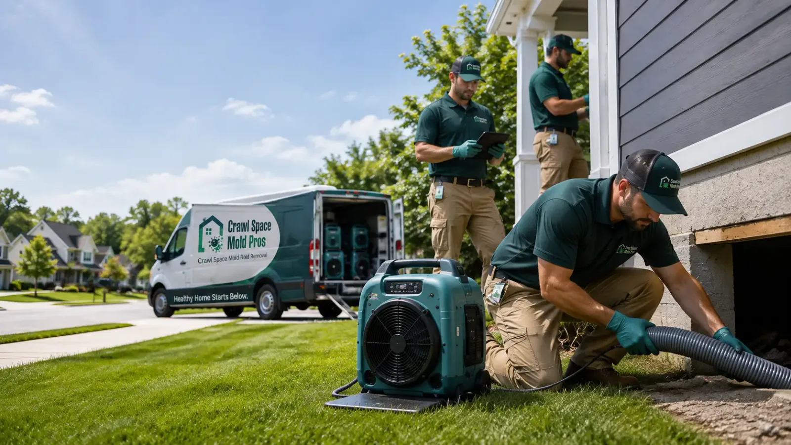 Crawl Space Mold Removal in Sanborn, MN